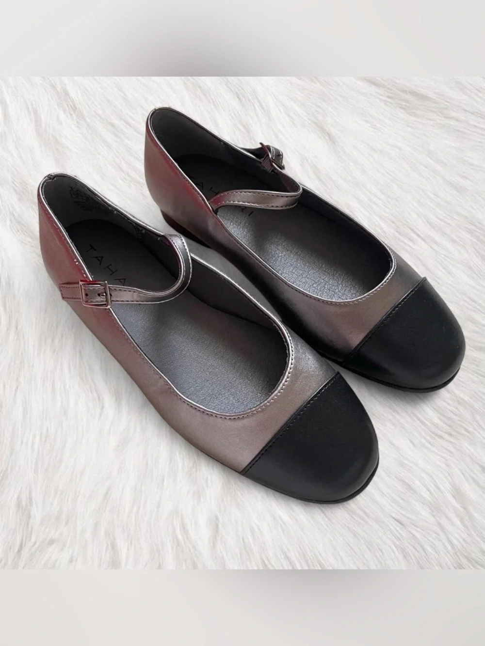 Tahari Mary Jane Flats